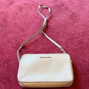 Michael Kors Beige Crossbody Bag